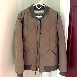 Eddie Bauer “Bauer Down” quilted bomber jacket